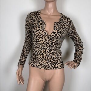 Voodoo Vixen Leopard Cardigan sweater pinup goth